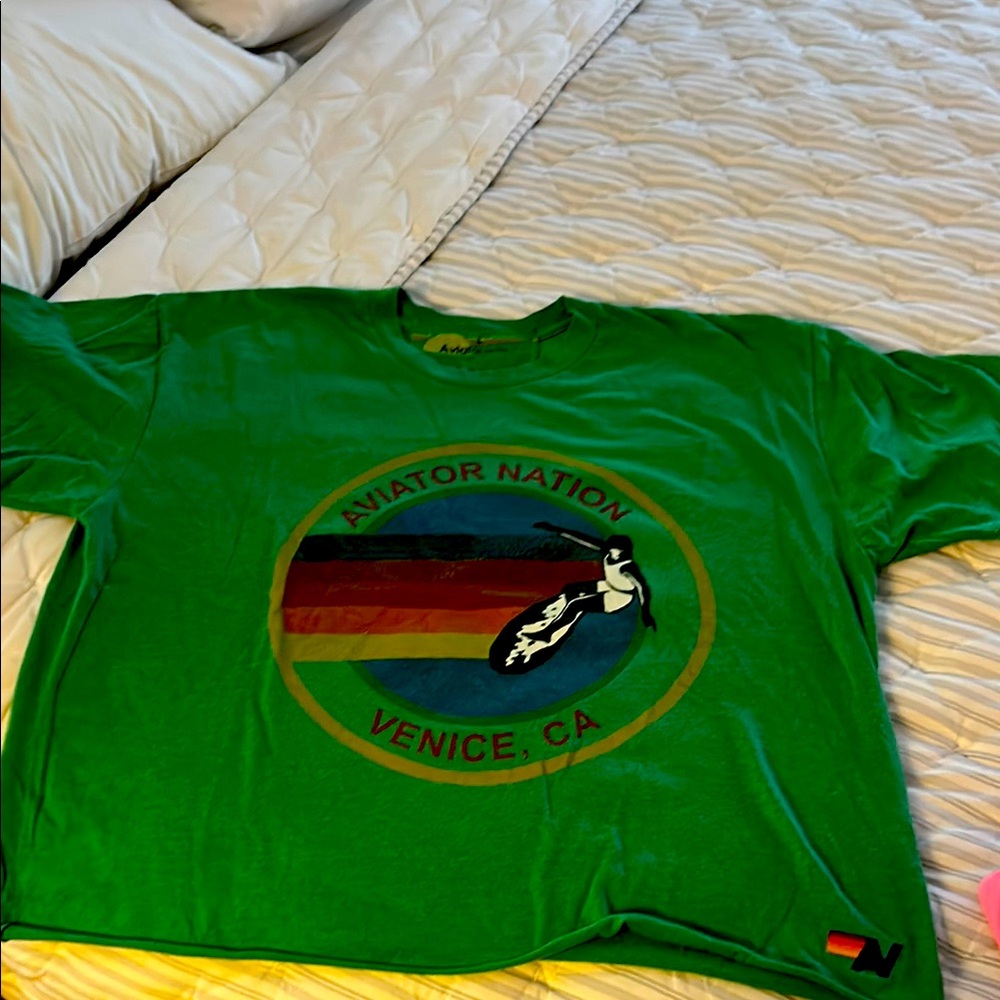 Aviator Nation SIGNATURE BOYFRIEND TEE
